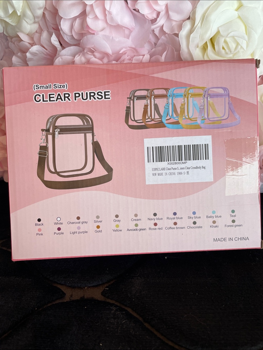 Clear Mini Crossbody Bag